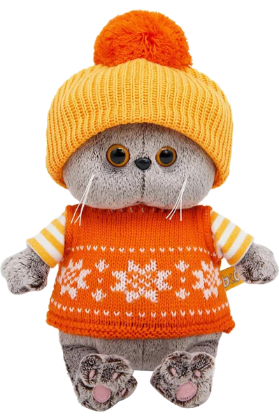 Изображение Мягкая игрушка 20см Будибаса басик бейби в жилете МПП ООО к/у, 1 шт