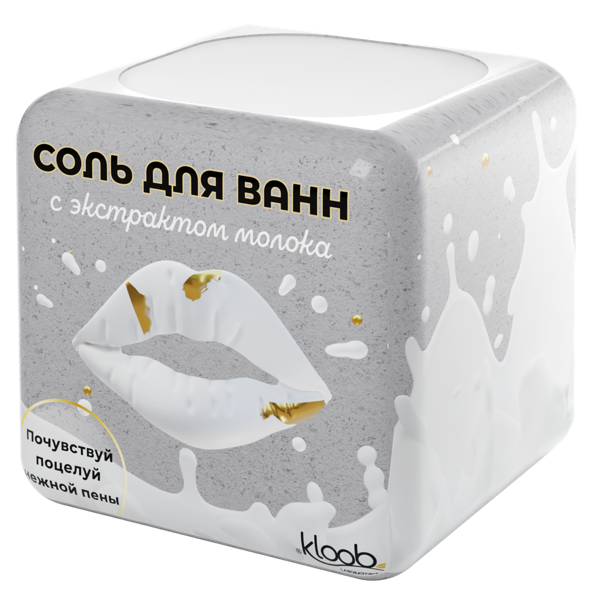 Изображение Гейзер для ванны Бурлящий кубик губы Косметик Ленд м/у, 165 г