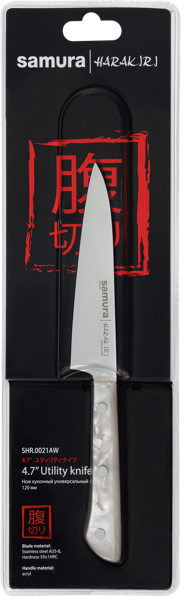 Изображение Нож 23см универсальный Самура харакири белый Самура п/у, 1 шт