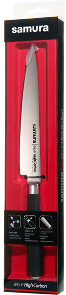 Изображение Нож 27,6см универсальный Самура мо-в черный Самура п/у, 1 шт