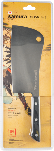 Изображение Нож 30см топорик Самура харакири черный Самура п/у, 1 шт