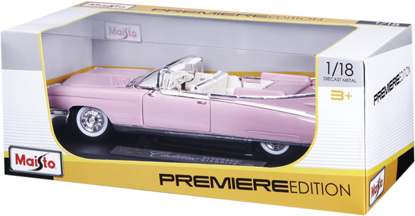 Изображение Машина 1:18 Маисто кадиллак 1959 розовый Маисто к/у, 1 шт