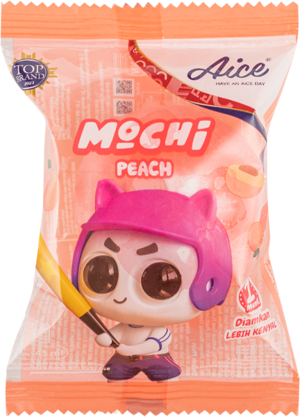 Изображение Мороженое персик Айс моти Айс Крим Джатим Индустри флоупак, 40 г