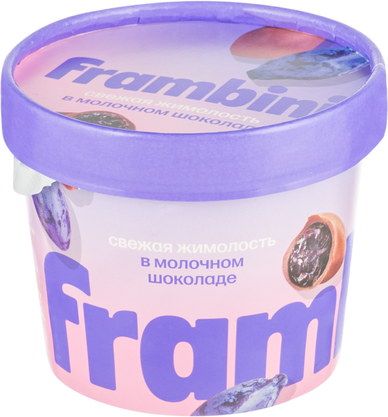 Изображение Ягоды замороженный Фрамбини жимолость в молочном шок Фрамбини 

ООО б/ст, 130 г