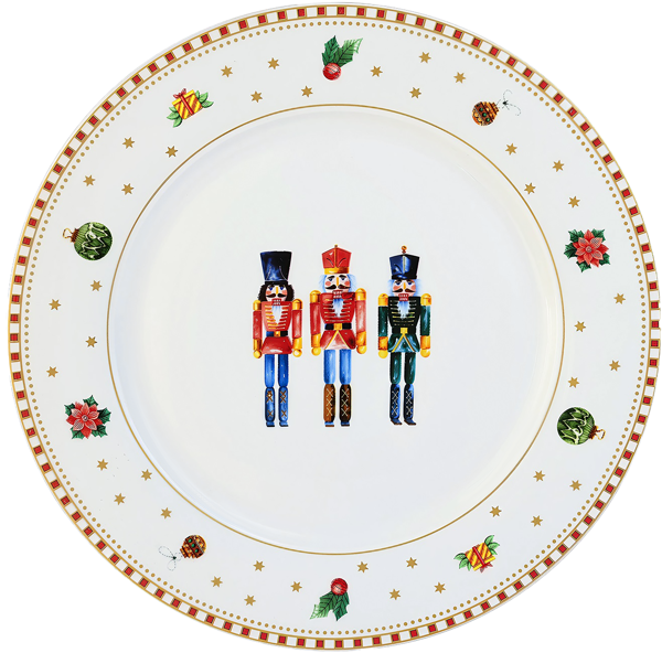 Изображение Тарелка 26см обеденная Эспрадо кликс белая фарфор Эспрадо м/у, 1 шт