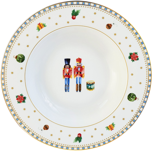 Изображение Тарелка 21см суповая Эспрадо кликс белая фарфор Эспрадо м/у, 1 шт