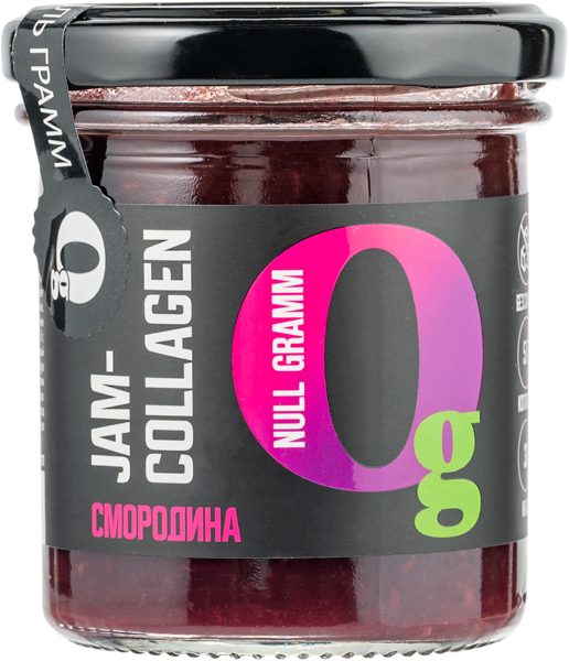 Изображение Джем низкокалорийный Ноль грамм черная смородина коллаген Велмейд с/б, 150 г