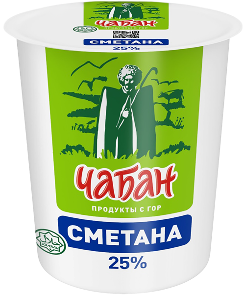Изображение Сметана 25% Чабан Нальчикский МК п/б, 300 г