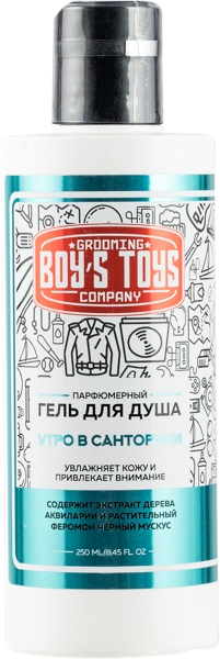 Изображение Гель для душа мужской Бойз тойс утро в санторини Альфа Трейд п/у, 250 мл