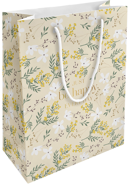 Изображение Пакет 25*32см бумажный Би Смарт флёр мимоза Иу Антэнг Пэкэджинг , 1 шт