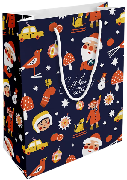 Изображение Пакет 25*32см бумажный Би Смарт детство синий Иу Антэнг Пэкэджинг , 1 шт