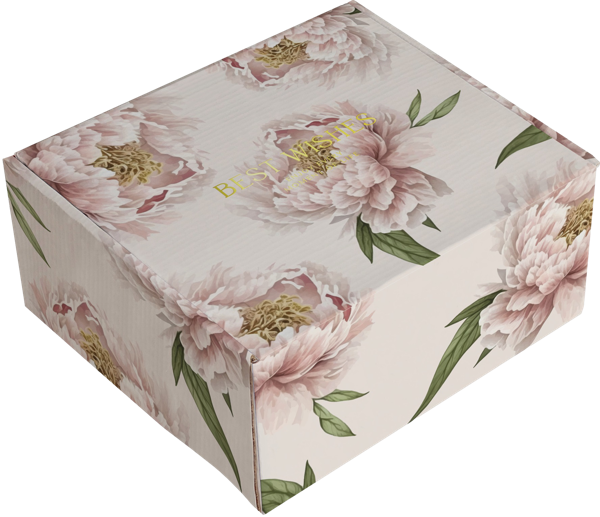 Изображение Коробка 23*26см подарочная Би Смарт пион персиковый Вэньчжоу Цзяюань арт , 1 шт