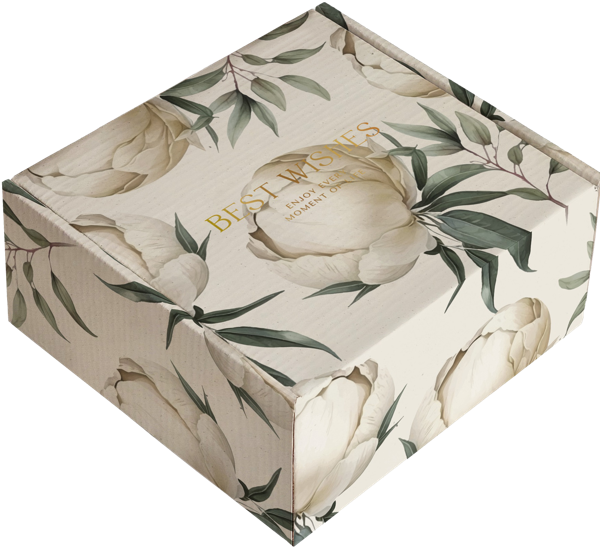 Изображение Коробка 20*20см подарочная Би Смарт пион айвори Вэньчжоу Цзяюань арт , 1 шт