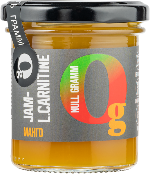 Изображение Джем низкокалорийный Ноль грамм манго Л-карнитин Велмейд с/б, 150 г