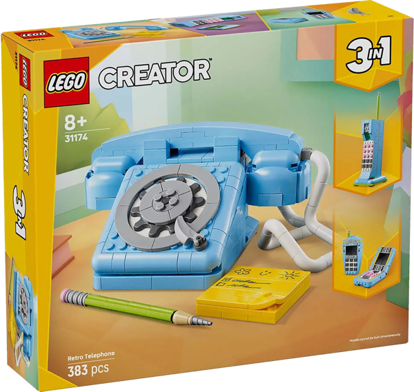 Изображение Конструктор с 8 лет 31174 Лего криэйтор ретротелефон Лего к/у, 1 шт