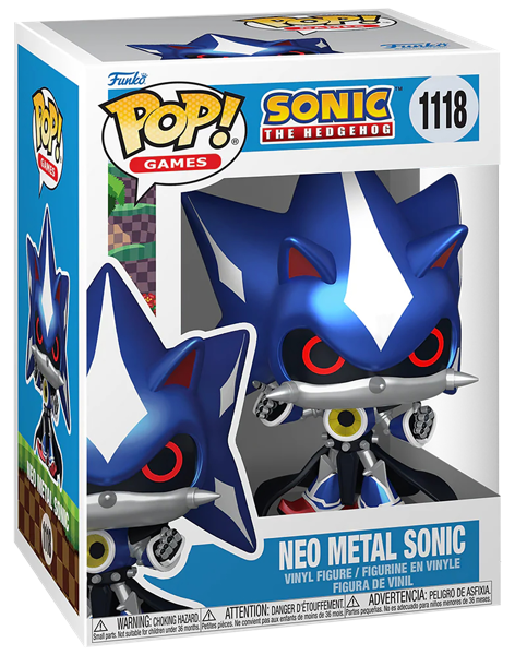 Изображение Фигурка 1118 3+ Фанко поп геймс нео метал соник Фанко к/у, 1 шт