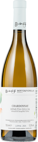 Изображение Вино белое сухое стиль №2 Шардоне Венеция Берто и Фиорелла 2024 Баккичетто с/б, 0,75 л