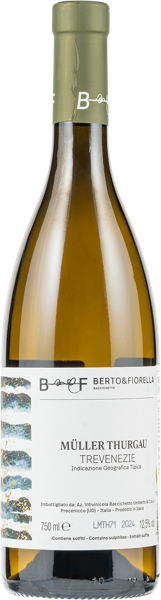 Изображение Вино белое п/сух стиль №2 Мюллер Тургау Венеция Тревенецие 2024 Баккичетто с/б, 0,75 л