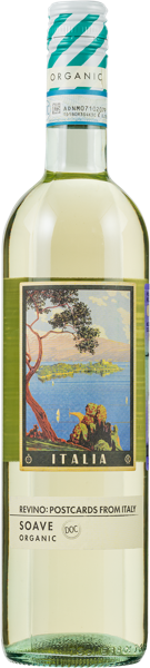 Изображение Вино белое сухое стиль №2 Гарганега Венето Соаве 2024 Ревино Кастельнуово Дель Гарда с/б, 0,75 л