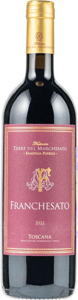 Изображение Вино красное сухое стиль №5 Каберне Фран Тоскана Франкезато 2022 Терре дель Маркезато с/б, 0,75 л