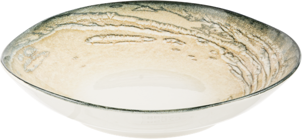 Изображение Салатник 20см ассиметричный Гюрал Порселен бриз фарфор Гюрал Порселен , 1 шт