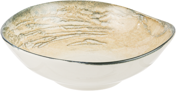 Изображение Салатник 15см ассиметричный Гюрал Порселен бриз фарфор Гюрал Порселен , 1 шт