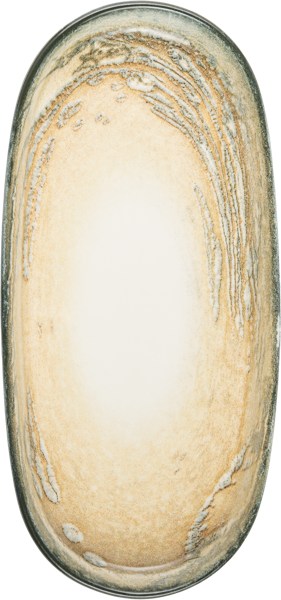 Изображение Тарелка 19см овальная Гюрал Порселен бриз фарфор Гюрал Порселен , 1 шт