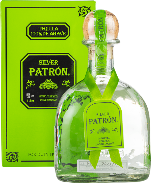 Изображение Текила Патрон сильвер Патрон Спиритс п/у, 1 л