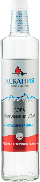 Изображение Вода негаз рН 7 Аскания питьевая Аскания с/б, 0,5 л
