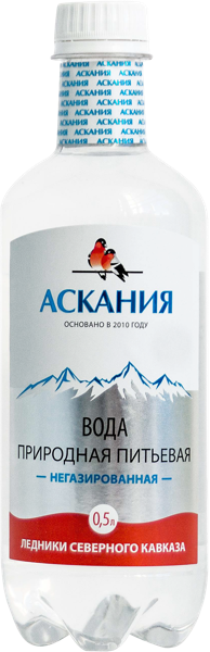 Изображение Вода негаз рН 7 Аскания питьевая Аскания п/б, 0,5 л