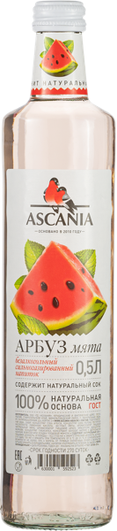 Изображение Напиток газ Аскания арбуз Аскания с/б, 0,5 л
