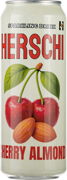 Изображение Напиток газ Херши вишня и миндаль Натуральные напитки ж/б, 0,45 л
