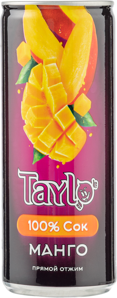 Изображение Сок негаз Тейло манго Рита Фуд энд Дринк ж/б, 0,25 л