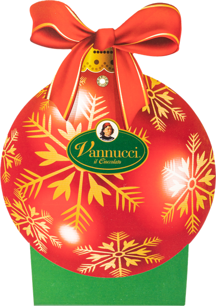 Изображение Конфеты пралине ассорти Ваннуччи из Умбрии НГ рождественский шар Ваннуччи м/у, 100 г