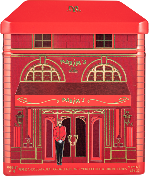 Изображение Конфеты в молочном шоколаде Максим`с ресторан с карамельной начинкой Продви дё престиж ж/б, 80 г