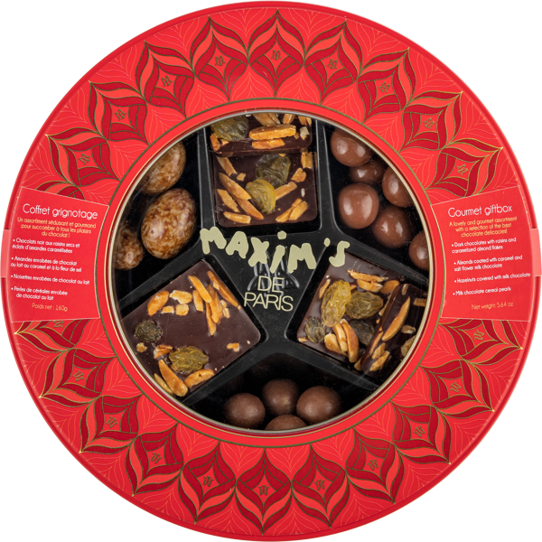 Изображение Ассорти в шоколаде Максим`с искушение миндаль фундук изюм Продви дё престиж ж/б, 160 г