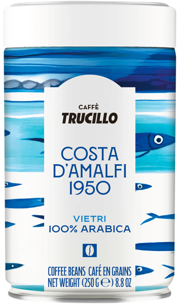 Изображение Кофе в зернах Каффе Тручилло коста амальфи 100% арабик Чезаре Тручилло ж/б, 250 г
