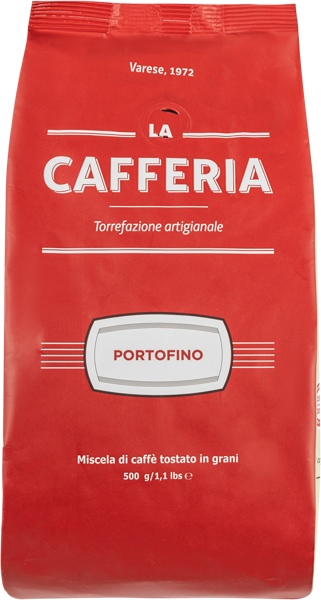Изображение Кофе в зернах Ла Кафферия портофино 90% арабика Торрефационе Каффе м/у, 500 г