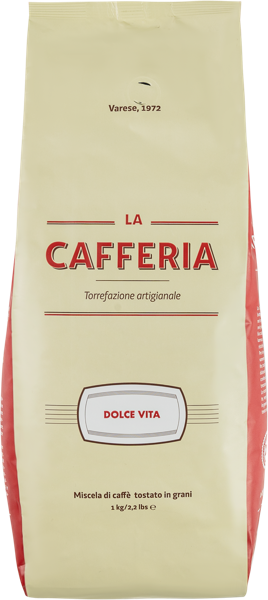 Изображение Кофе в зернах Ла Кафферия дольче вита 100% арабика Торрефационе Каффе м/у, 1 КГ