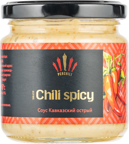 Изображение Соус майонезный Перчили кавказский острый Торопова Ш.Р. ИП с/б, 180 г