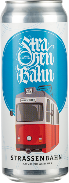 Изображение Пиво светлое хефевацен 4,5% н/ф Стамм Штрассенбан Стамм Бир ж/б, 0,45 л