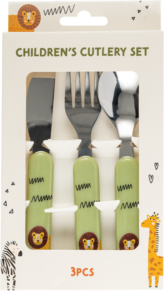 Изображение Набор столовых приборов детский Купман нож вилка ложка Купман Интернэшнл к/у, 1 шт