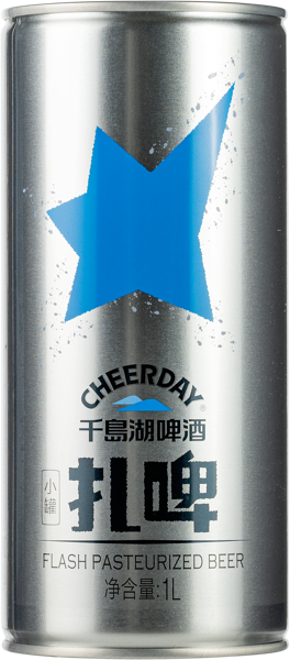 Изображение Пиво светлое Лагер 3,6% ф Чирдэй Сильвер Хенгжоу ж/б, 1 л