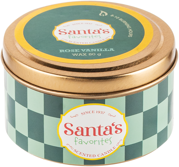 Изображение Свеча 8*5см в банке Купман арома новогодний Купман Интернэшнл , 1 шт