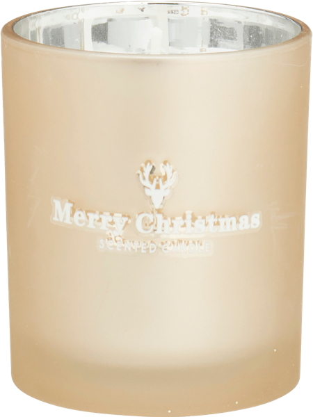 Изображение Свеча 8см в стакане Купман мерри кристмас матовая Купман Интернэшнл , 1 шт