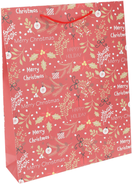 Изображение Пакет 33*41см бумажный Купман рождественские листья Купман Интернэшнл , 1 шт