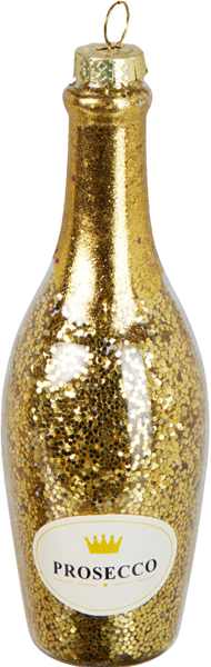 Изображение Подвеска 12см стекло Купман шампанское ассорти Купман Интернэшнл , 1 шт
