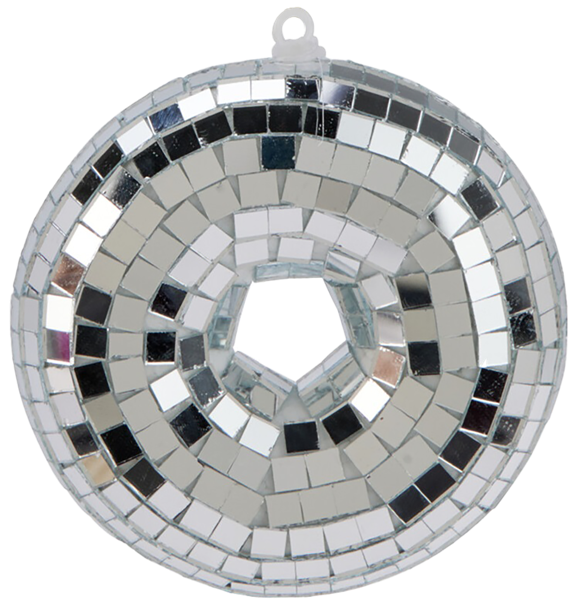 Изображение Елочное украшение 8см стекло Купман пончик зеркальный Купман Интернэшнл , 1 шт