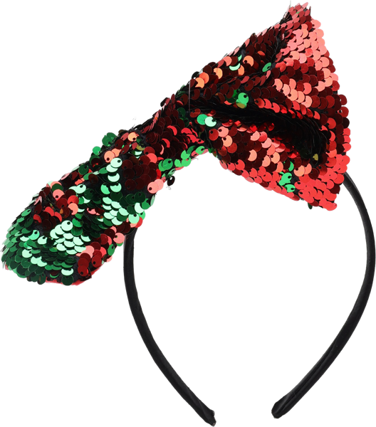 Изображение Ободок 17см карнавальный Купман бант с пайетками Купман Интернэшнл , 1 шт