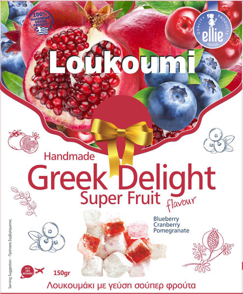 Изображение Рахат-Лукум Элли с фруктами Макридари кор, 150 г